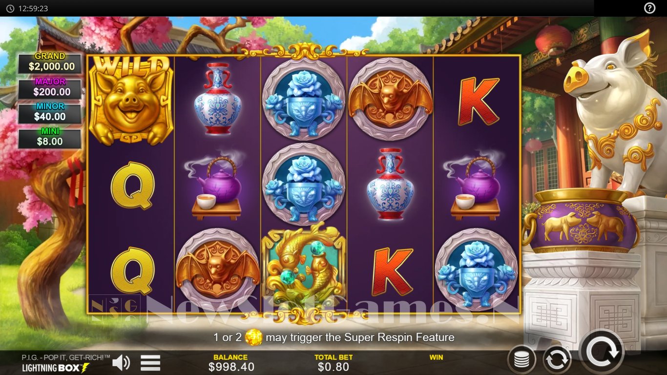 PIG Pop It, Get-Rich! Slot Slot Image in Demo - pic. 2