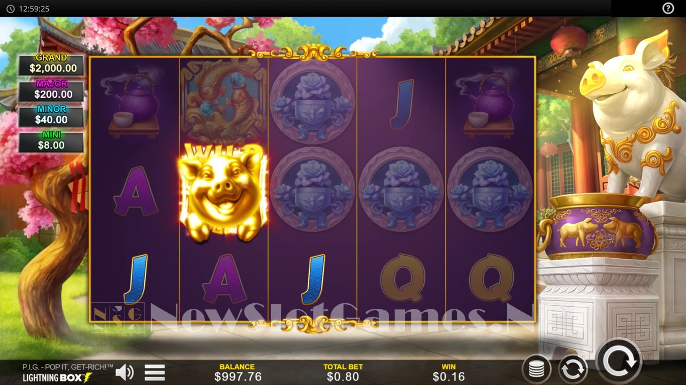 PIG Pop It, Get-Rich! Slot Slot Image in Demo - pic. 3