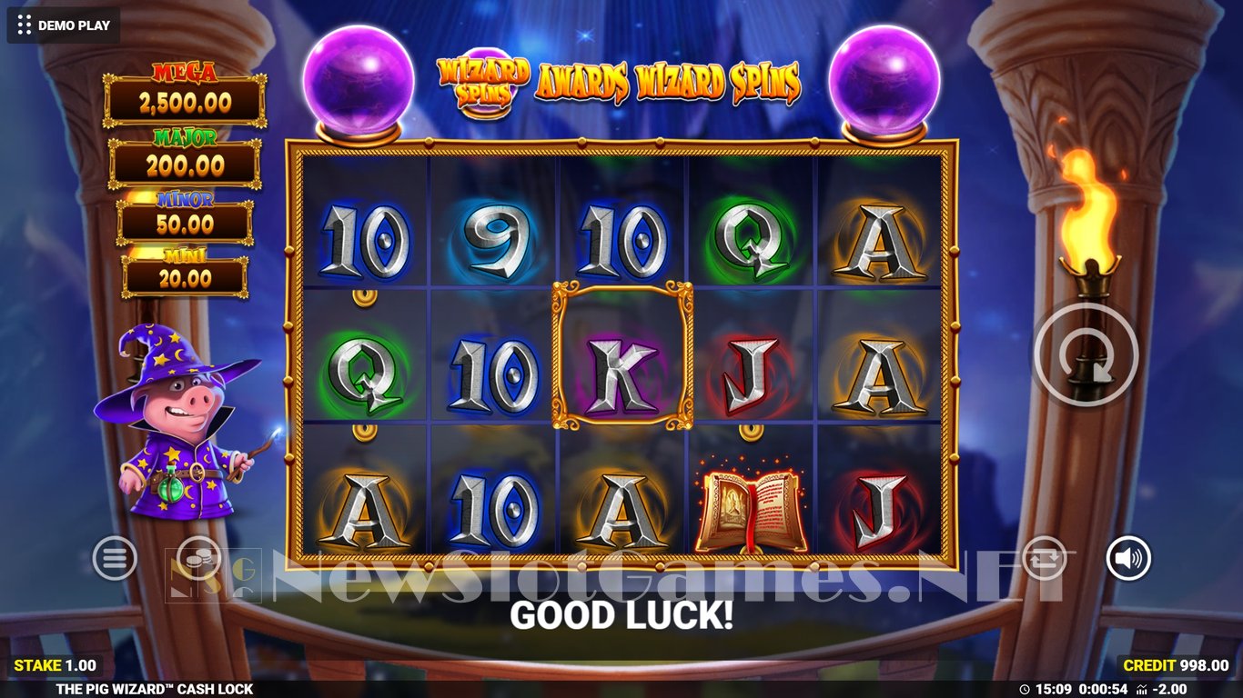 The Pig Wizard Cash Lock Slot Demo Image
