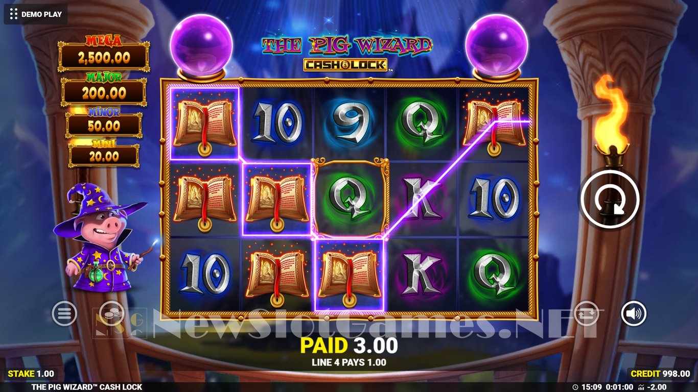 The Pig Wizard Cash Lock Slot Slot Image in Demo - pic. 2