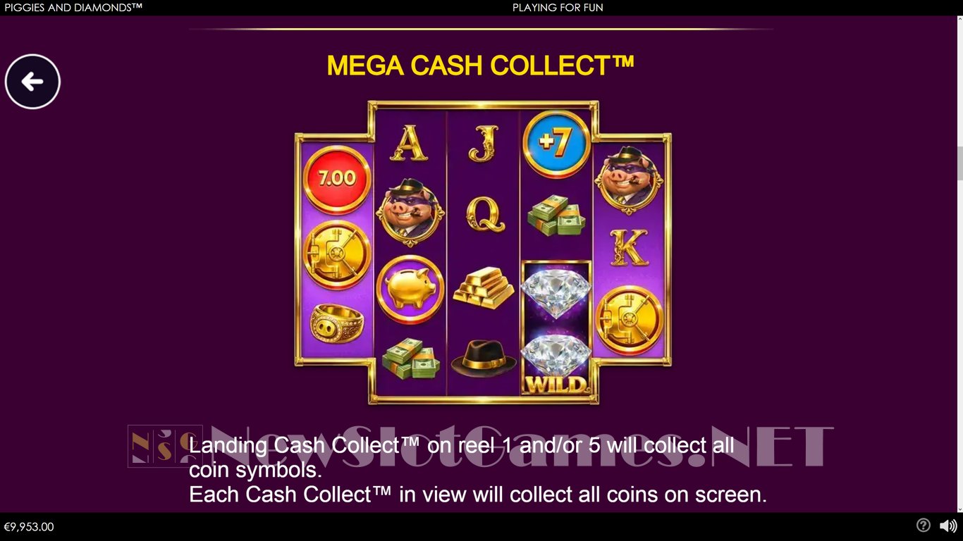 Piggies and Diamonds Slot Slot Image in Demo - pic. 6