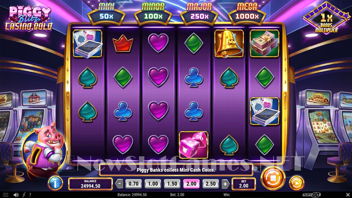 Piggy Blitz Casino Gold Slot Demo Image