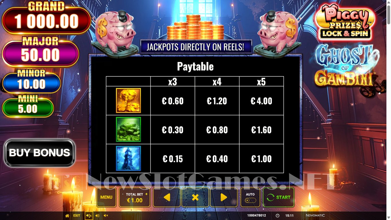 Piggy Prizes Ghost of Gambini Slot Slot Image in Demo - pic. 5