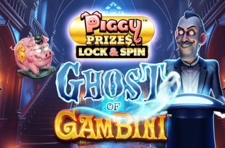Piggy Prizes Ghost of Gambini Slot Logo