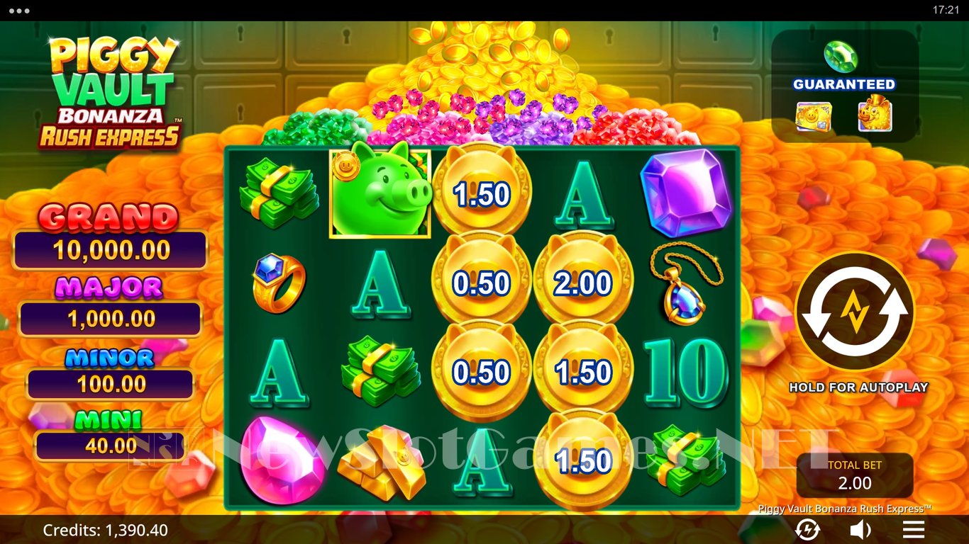 Piggy Vault Bonanza Rush Express Slot Demo Image