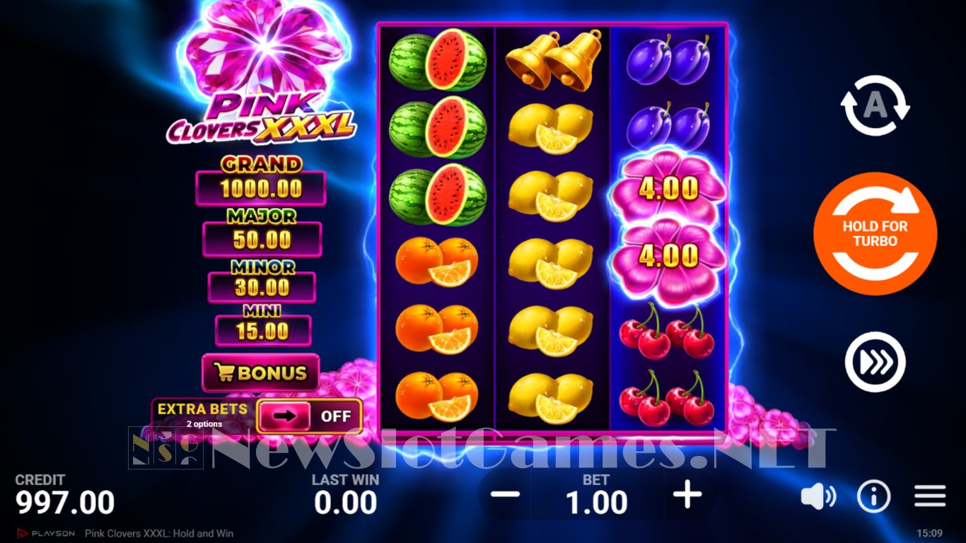 Pink Clovers XXXL Hold and Win Slot Slot Image in Demo - pic. 2