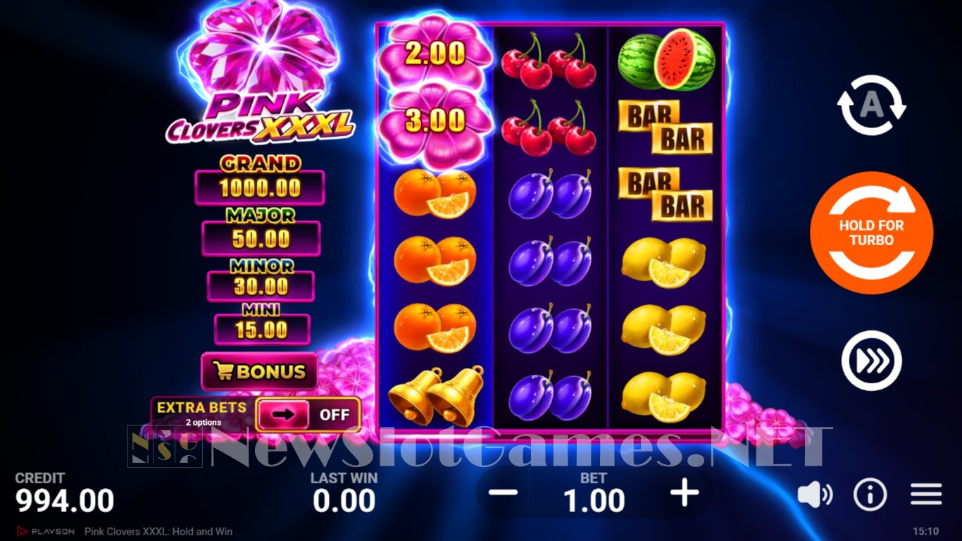Pink Clovers XXXL Hold and Win Slot Slot Image in Demo - pic. 4