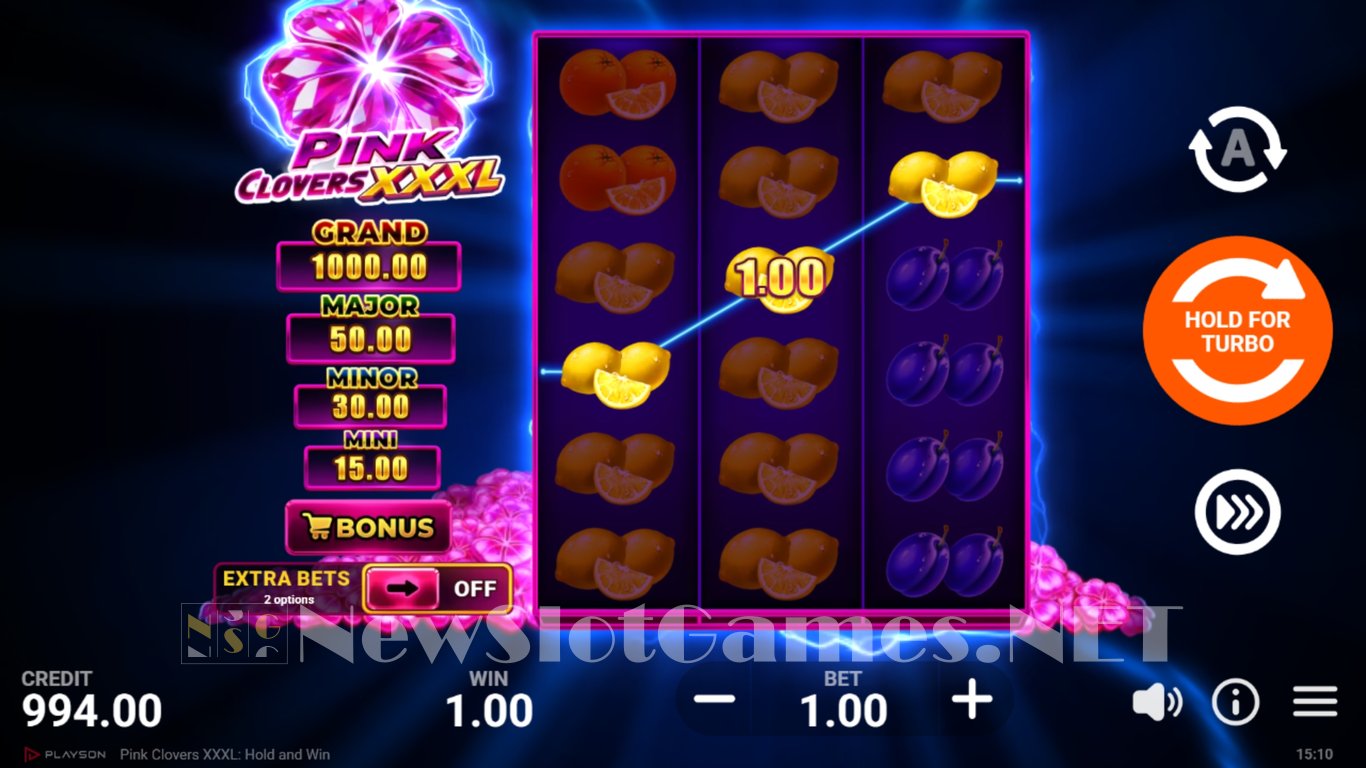 Pink Clovers XXXL Hold and Win Slot Slot Image in Demo - pic. 5