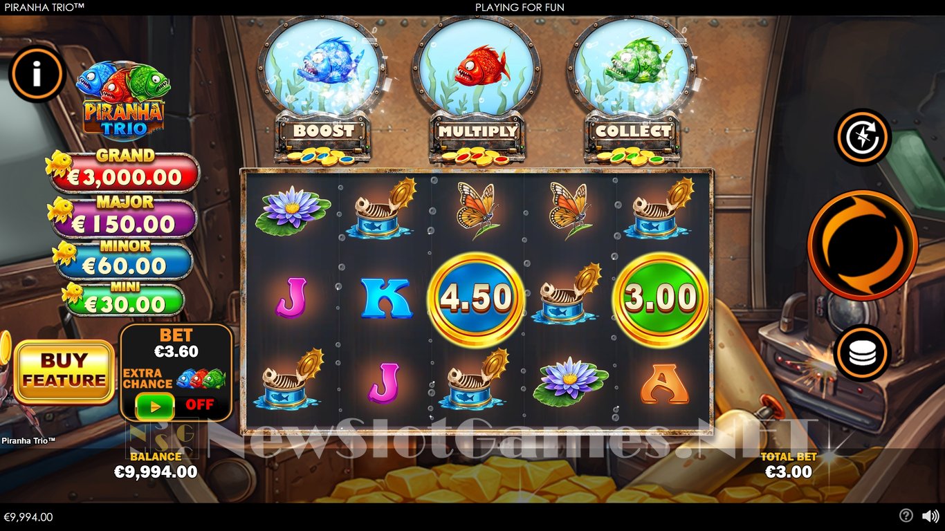 Piranha Trio Slot Slot Image in Demo - pic. 2