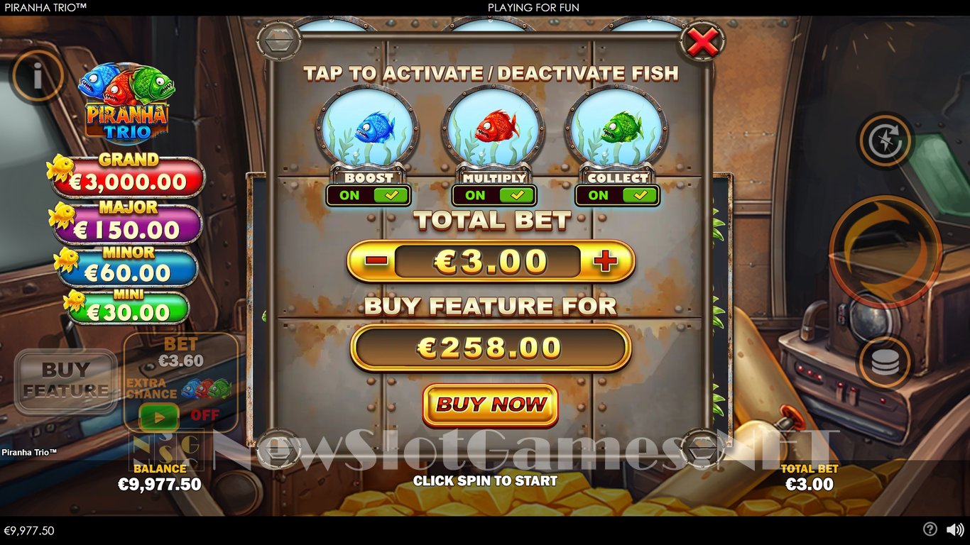 Piranha Trio Slot Slot Image in Demo - pic. 5