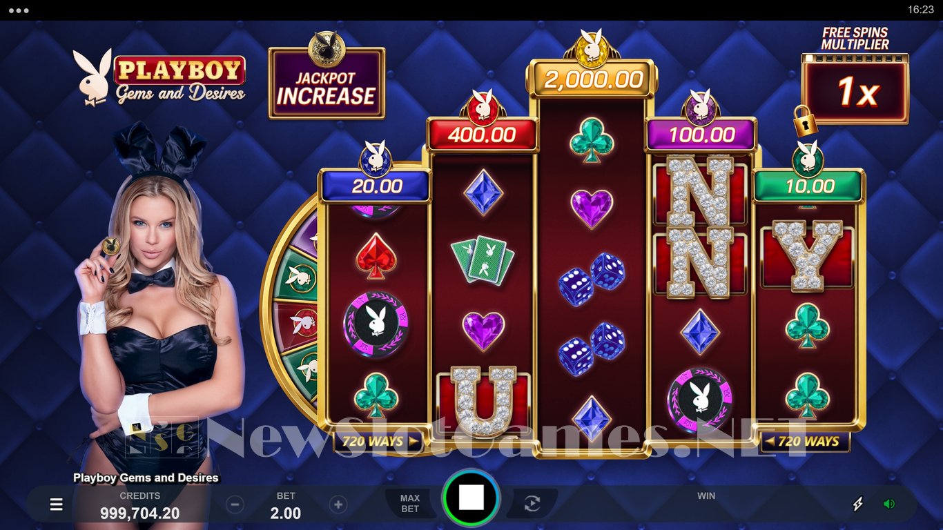 Playboy Gems and Desires Slot Demo Image