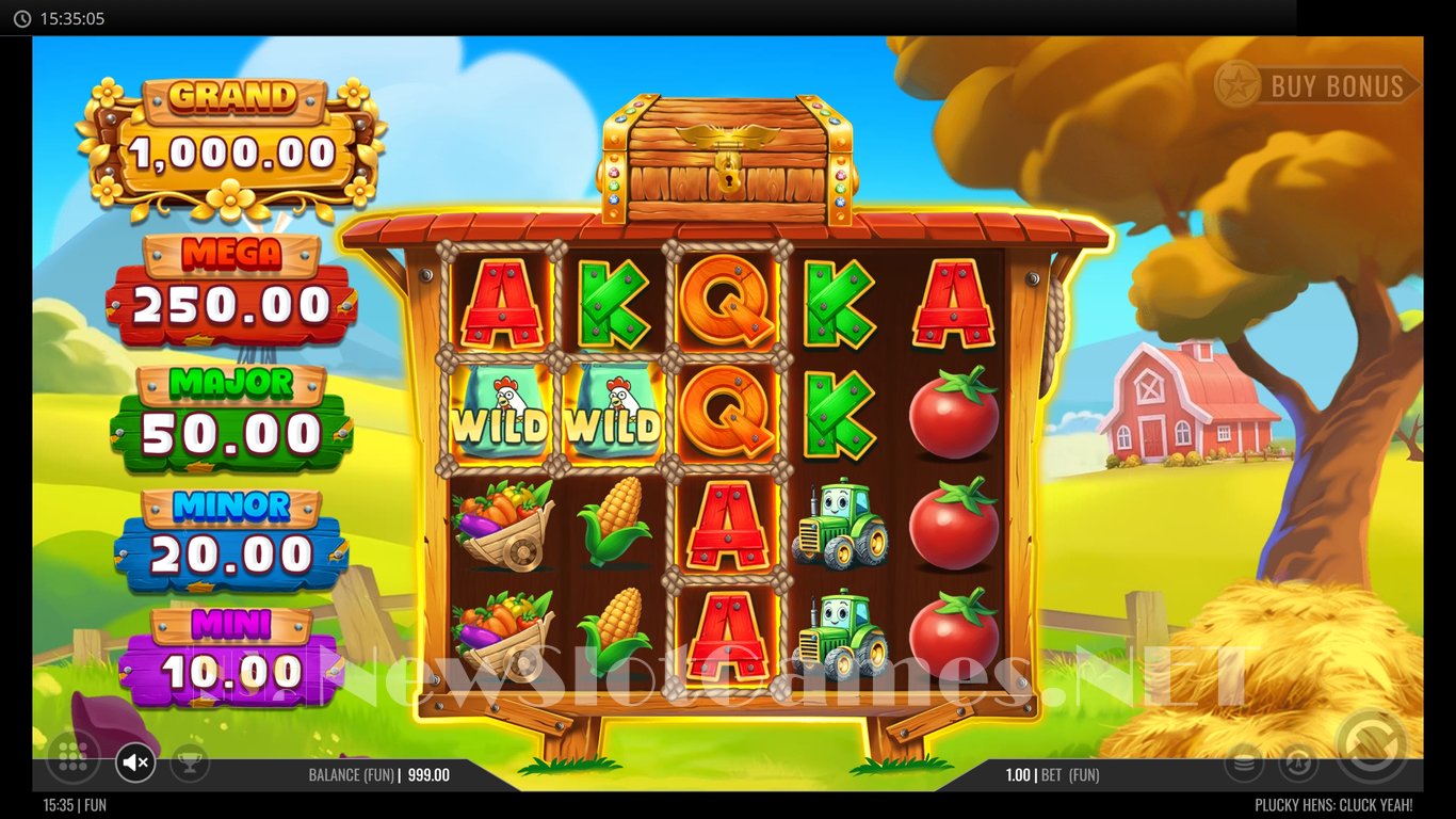 Plucky Hens Cluck Yeah Slot Demo Image