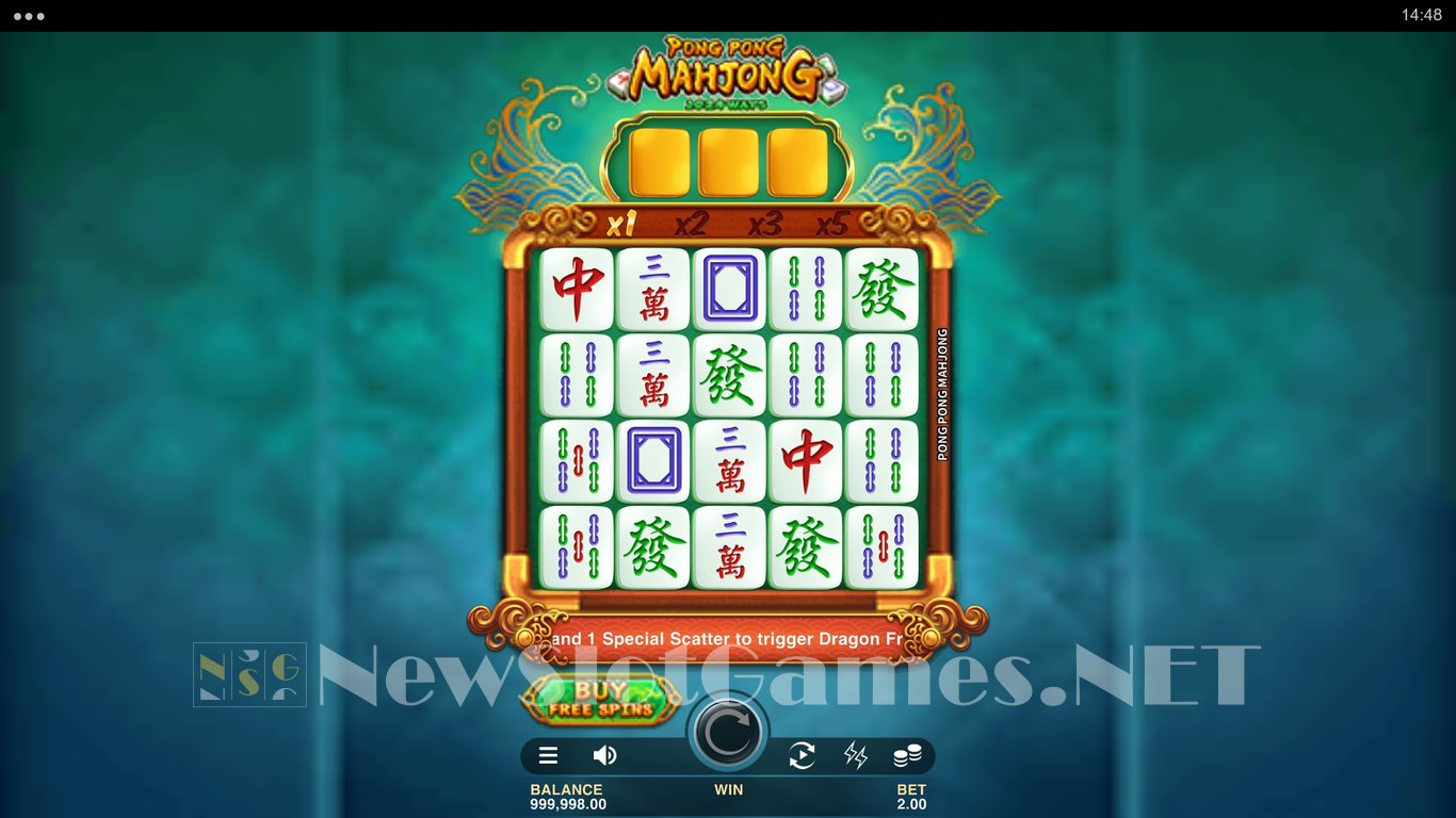 Pong Pong Mahjong 2 Slot Demo Image