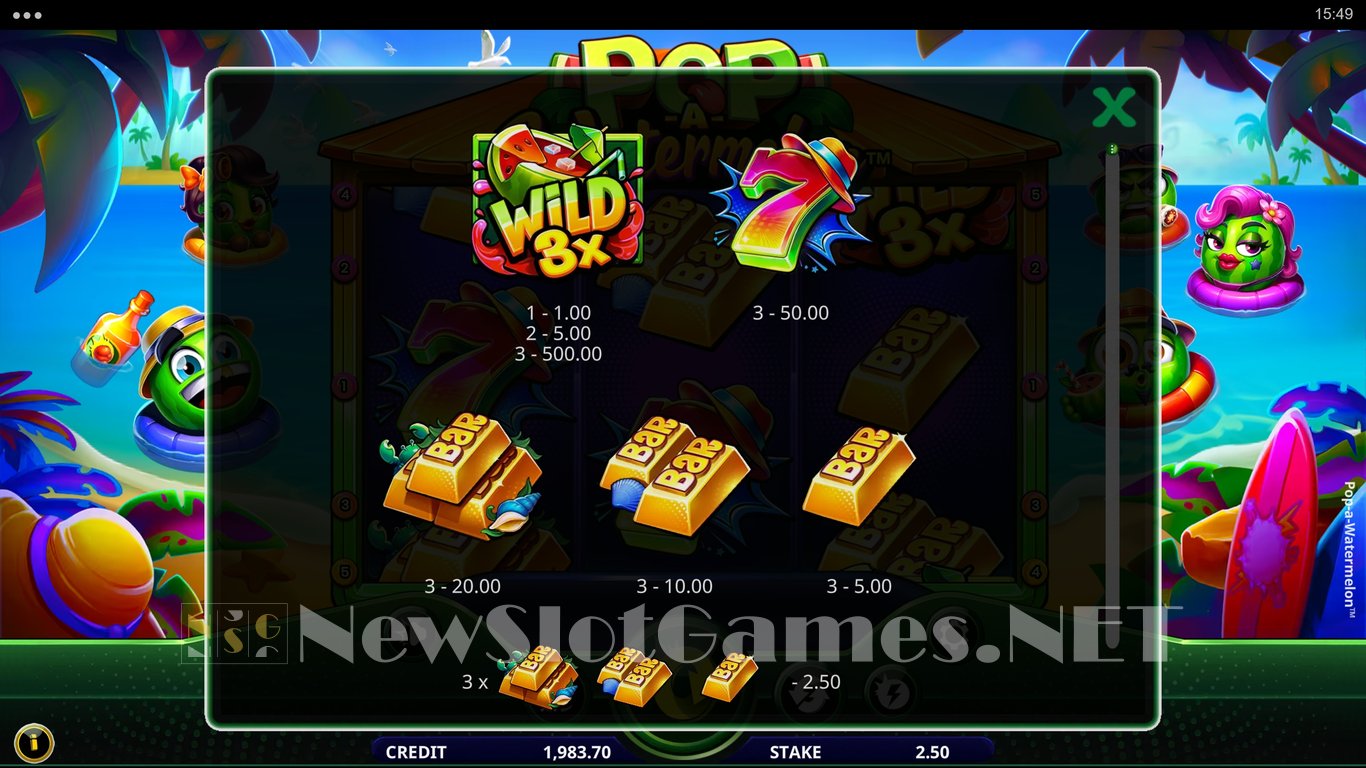 Pop-a-Watermelon Slot Slot Image in Demo - pic. 4