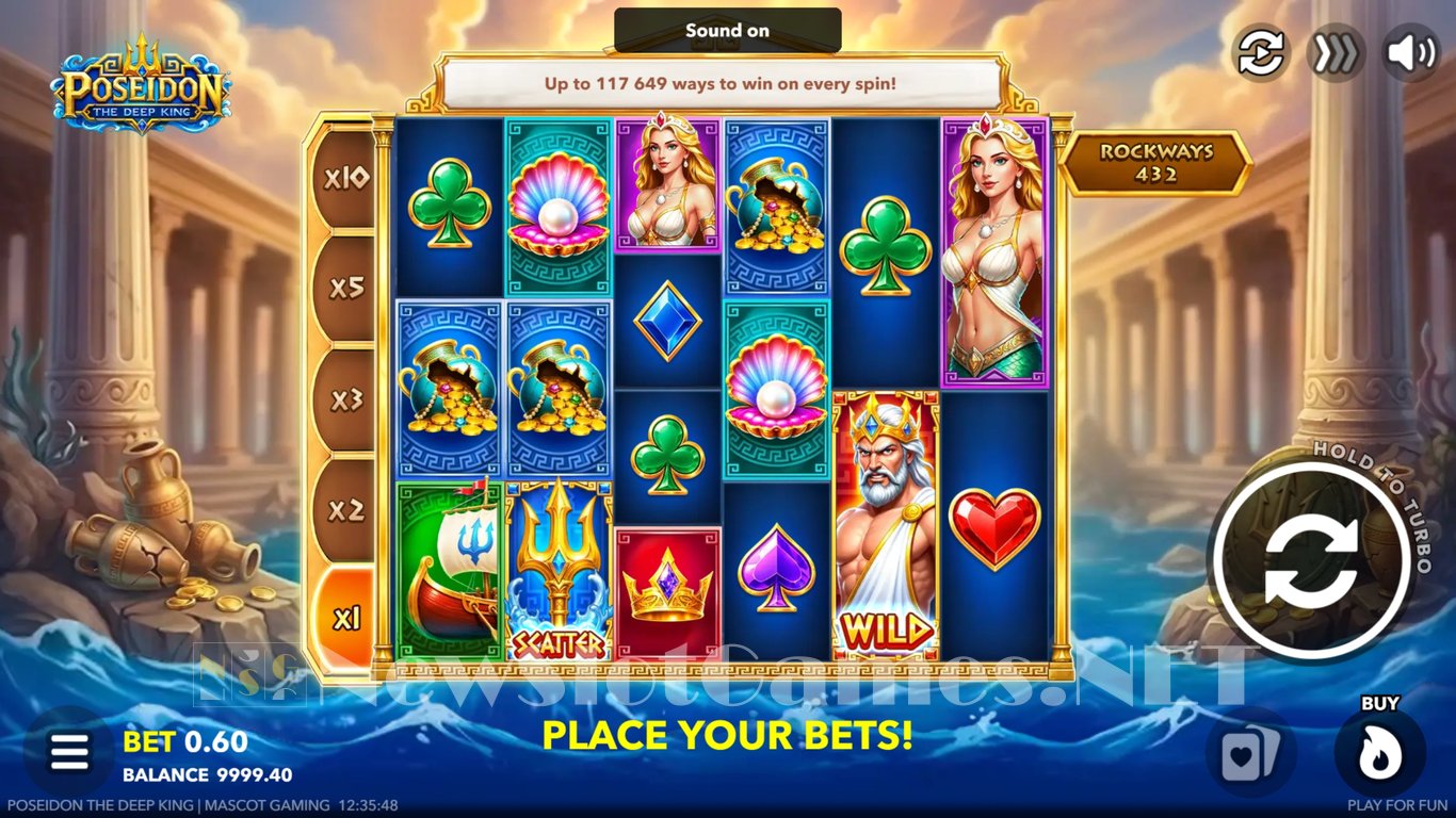 Poseidon The Deep King Slot Demo Image