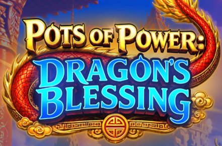 Pots of Power Dragons Blessing Slot Logo
