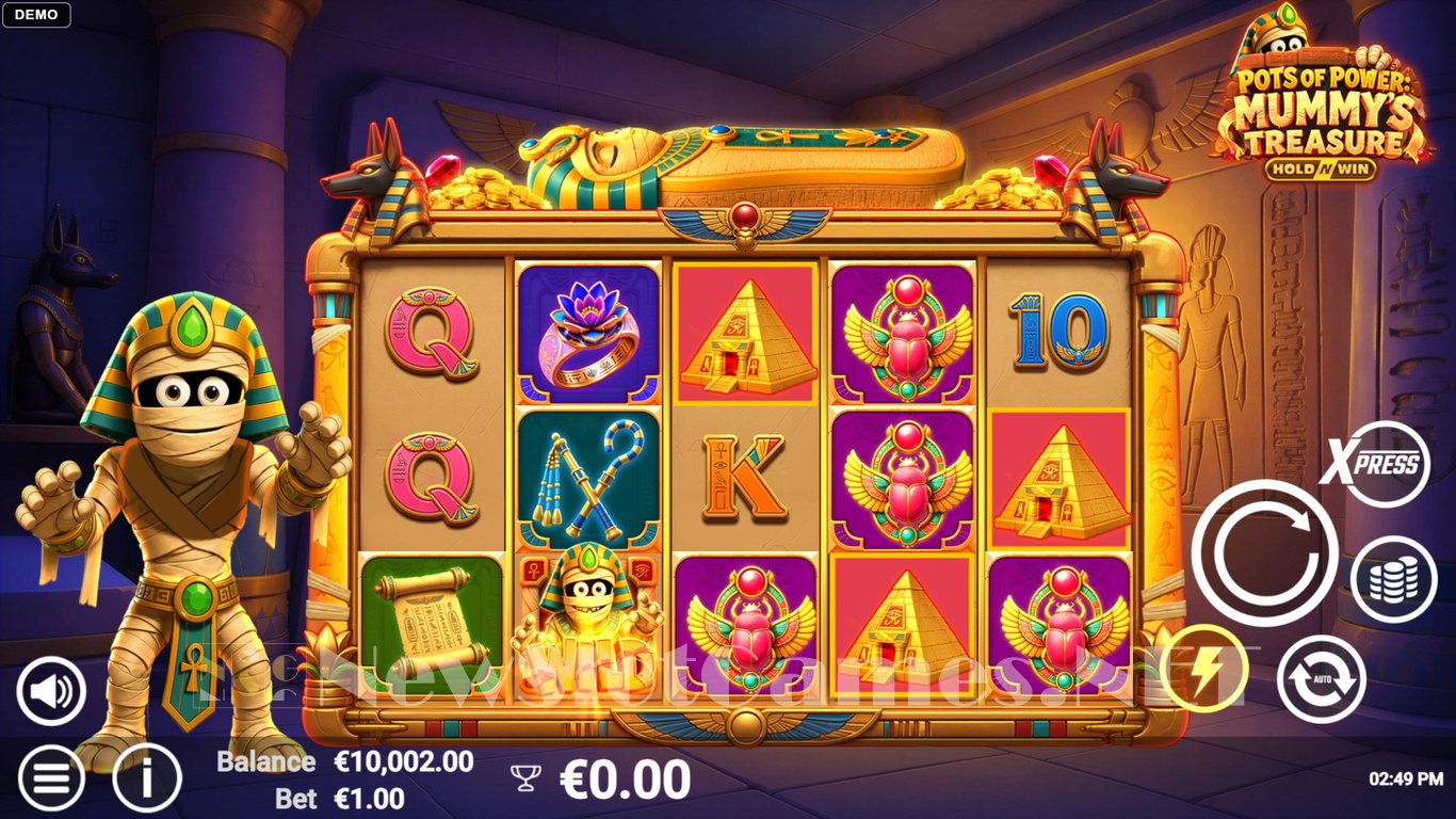Pots of Power Mummys Treasure Slot Slot Image in Demo - pic. 2