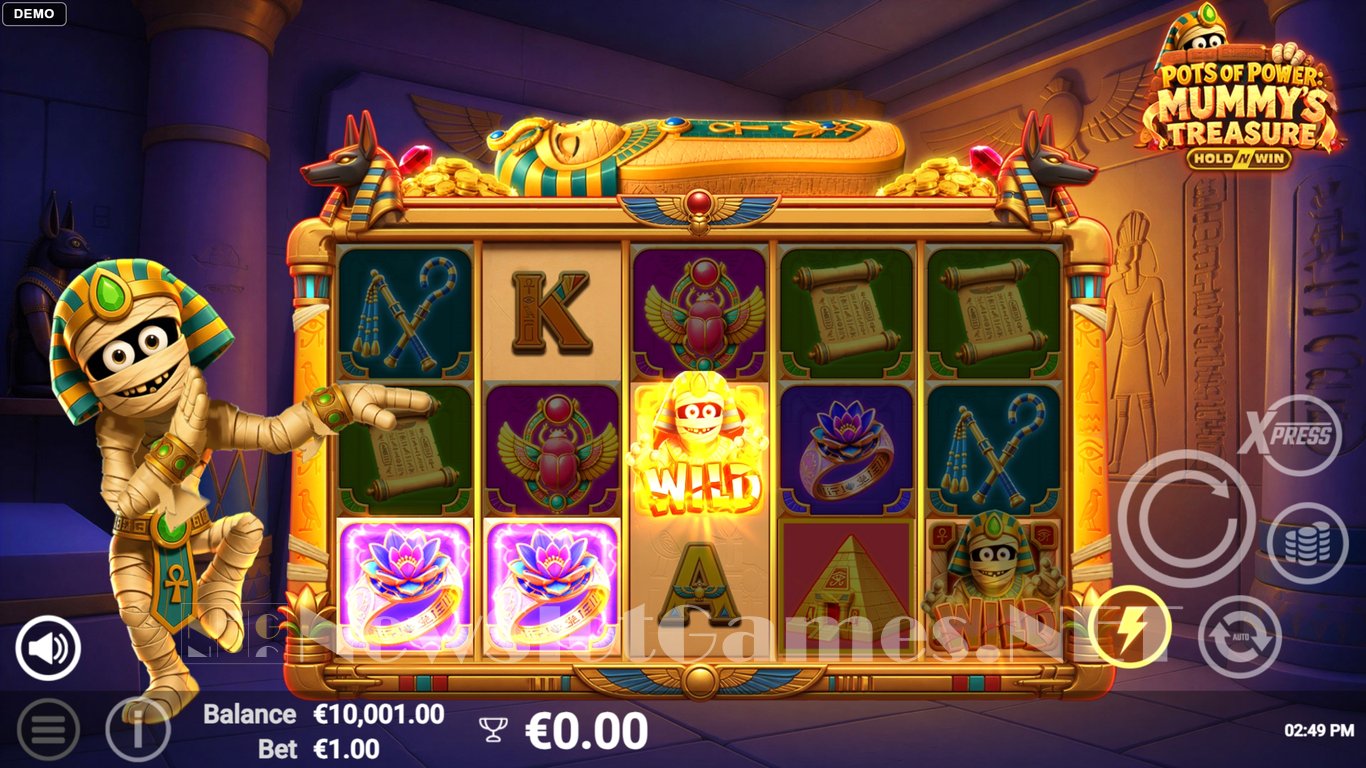 Pots of Power Mummys Treasure Slot Slot Image in Demo - pic. 3