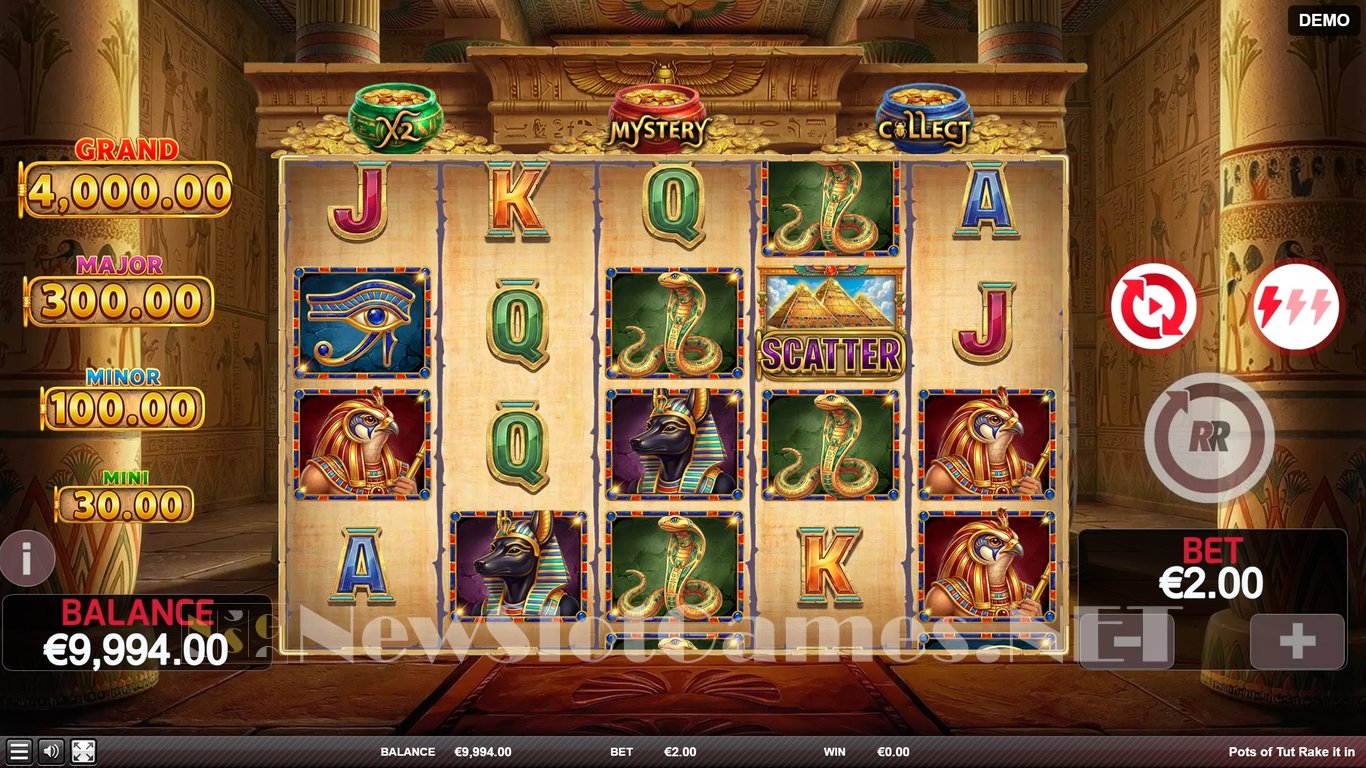 Pots of Tut Rake It In Slot Slot Image in Demo - pic. 2