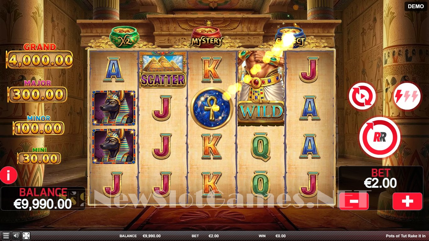 Pots of Tut Rake It In Slot Slot Image in Demo - pic. 3