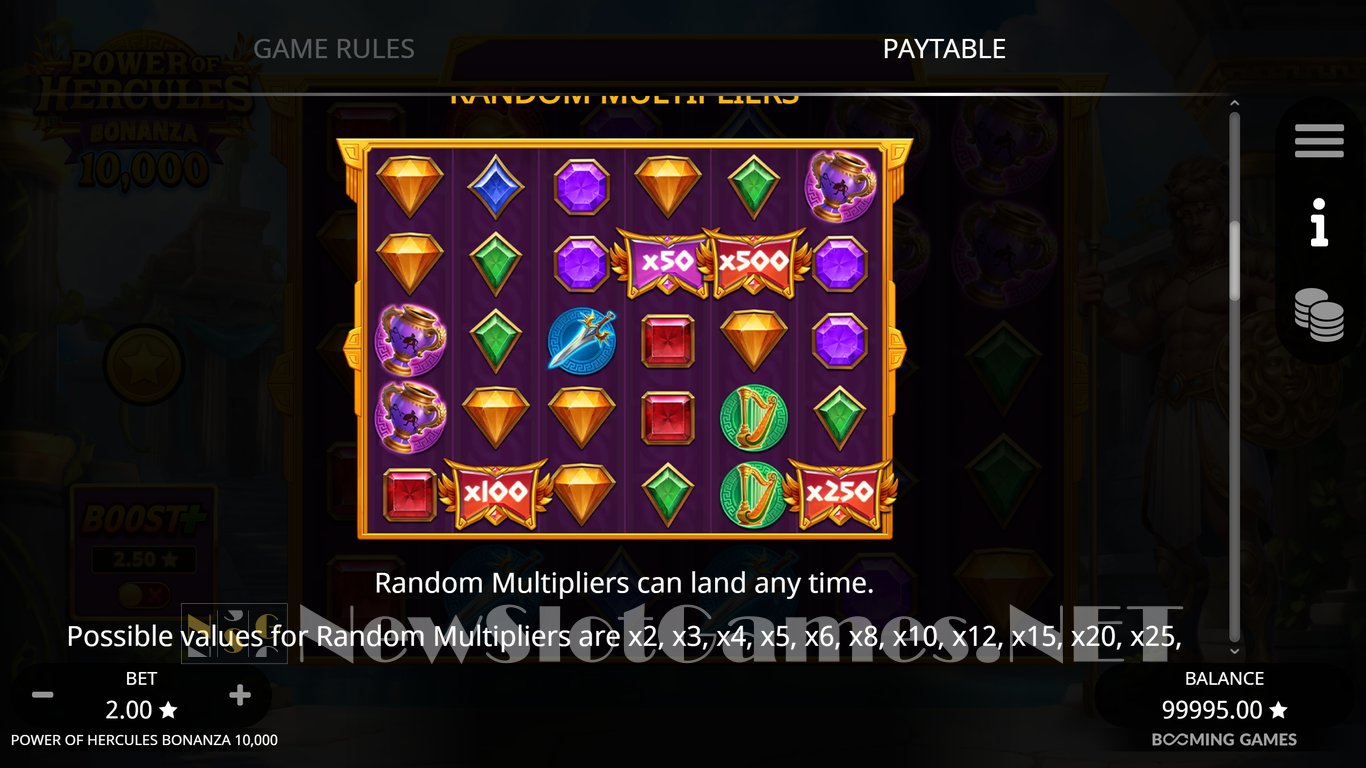 Power of Hercules Bonanza 10,000 Slot Slot Image in Demo - pic. 5