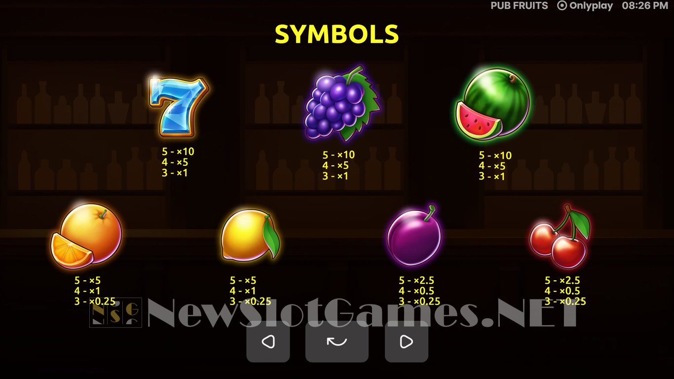 Pub Fruits Slot Slot Image in Demo - pic. 6