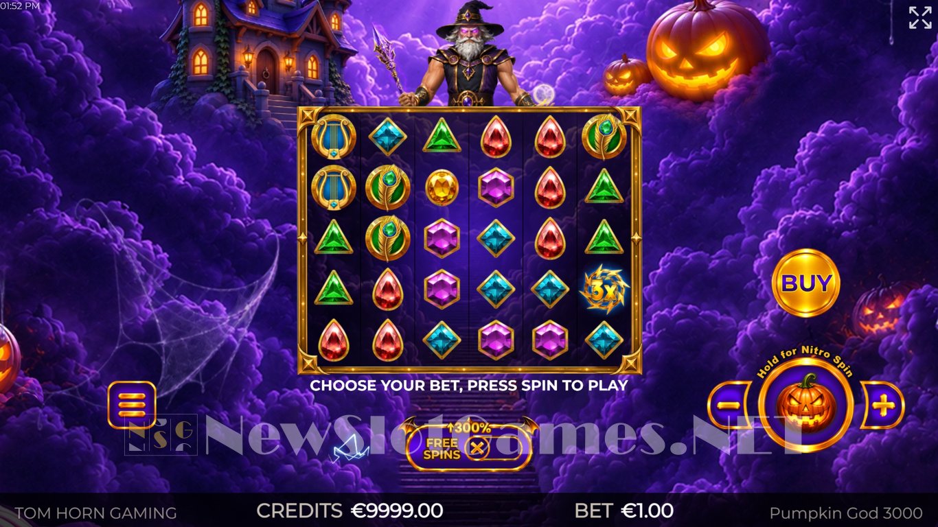 Pumpkin God 3000 Slot Demo Image