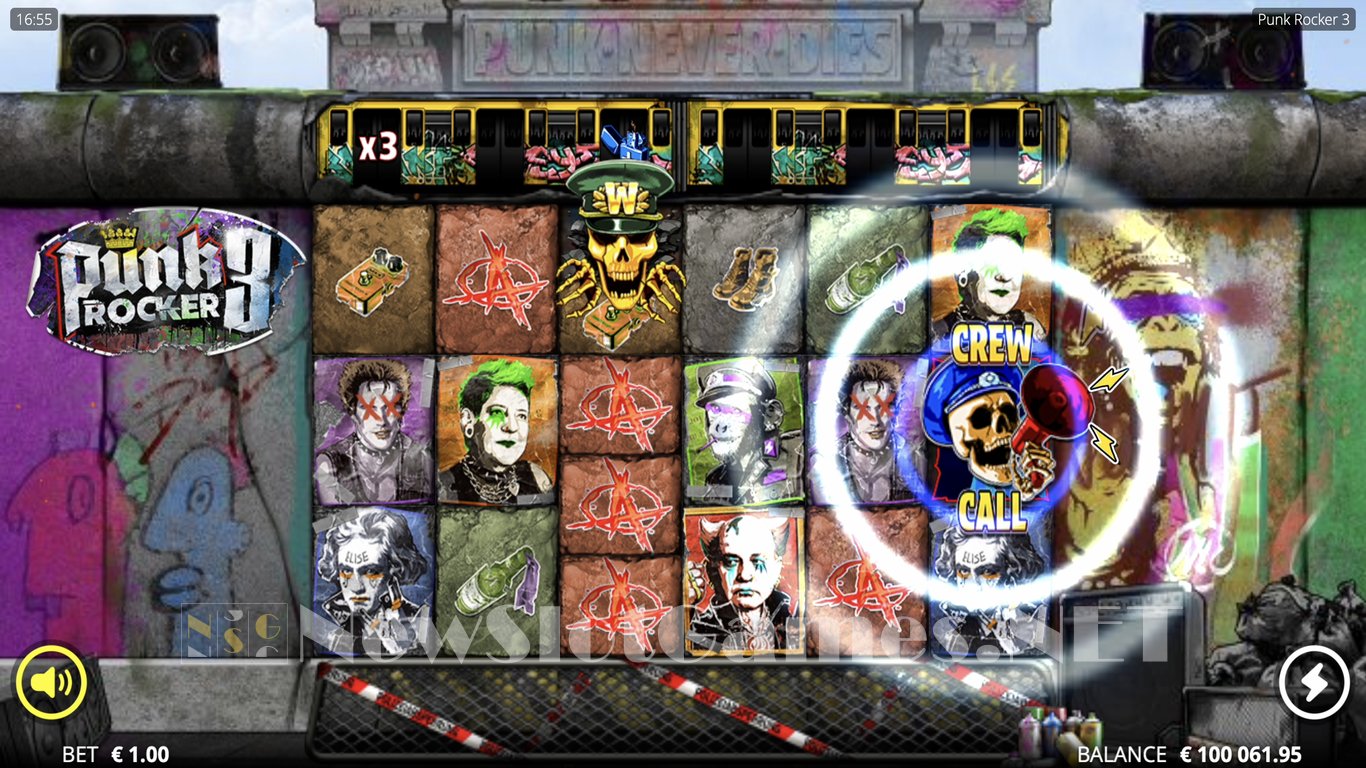 Punk Rocker 3 Slot Demo Image