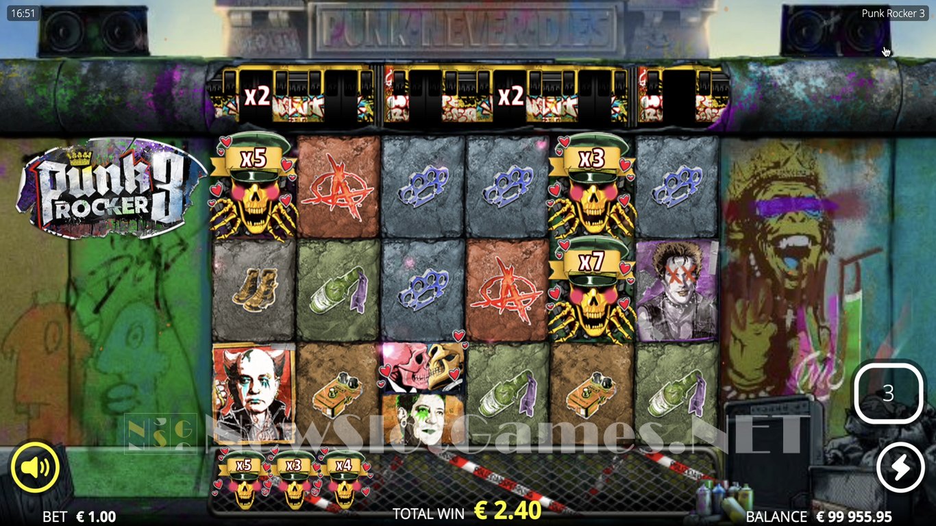Punk Rocker 3 Slot Slot Image in Demo - pic. 3