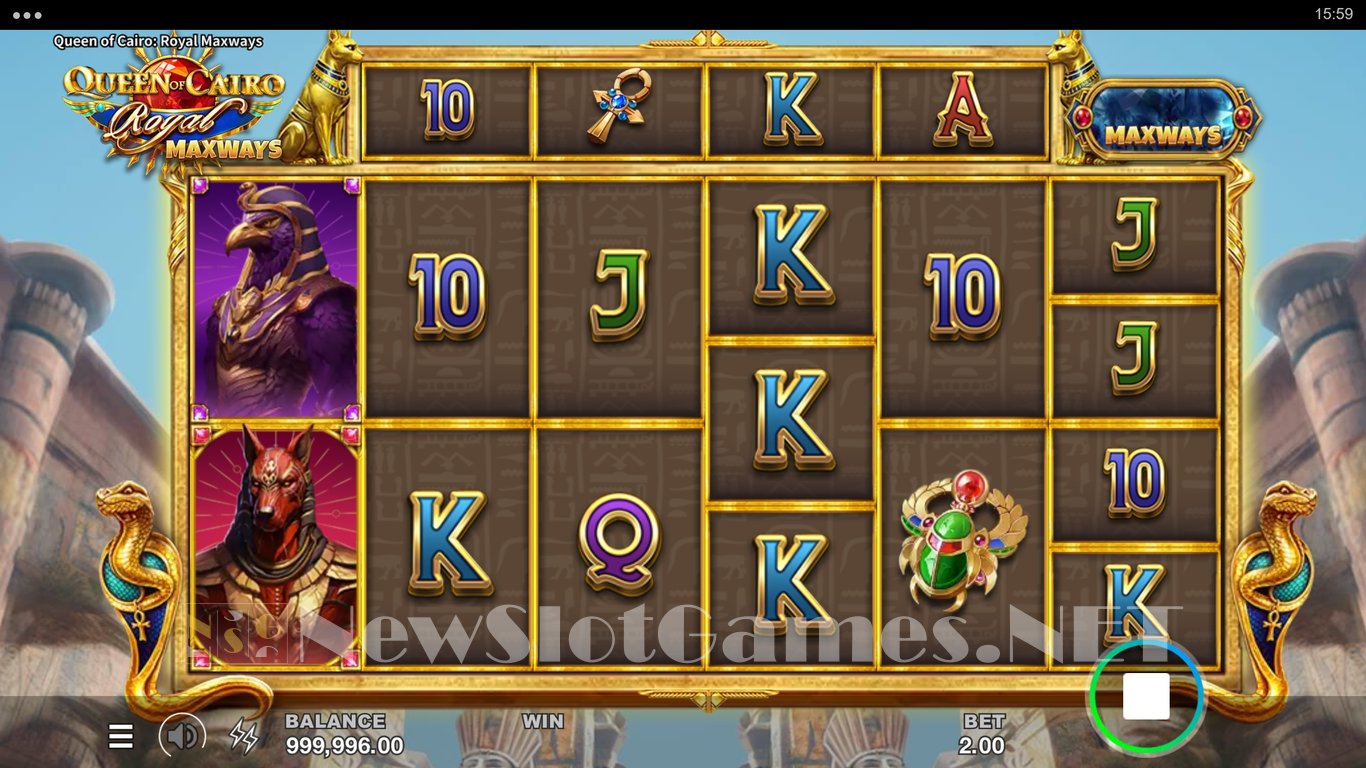 Queen of Cairo Royal Maxways Slot Demo Image