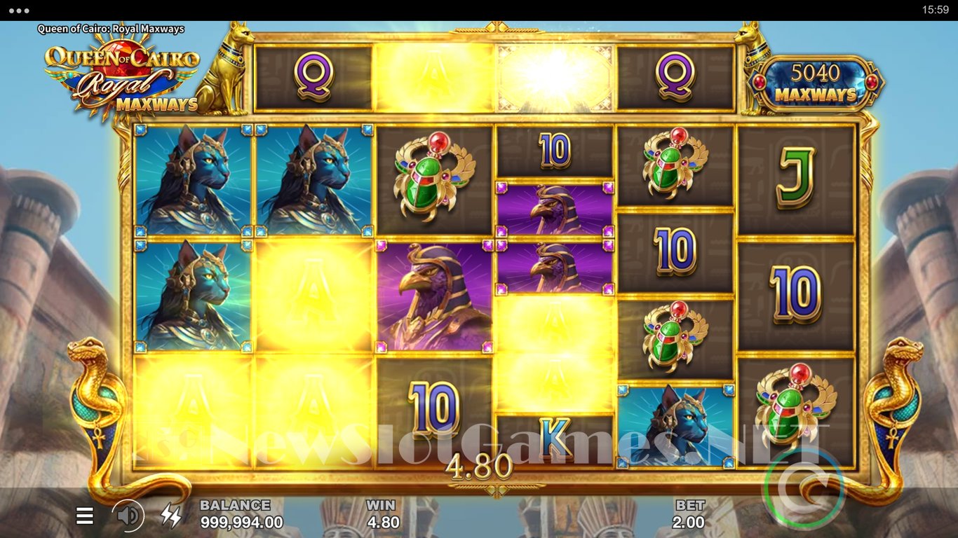 Queen of Cairo Royal Maxways Slot Slot Image in Demo - pic. 2