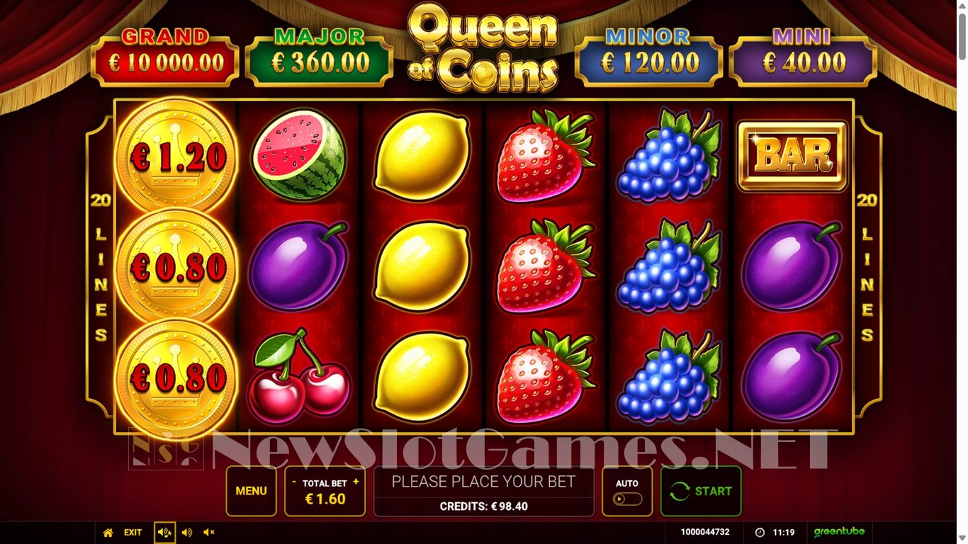 Queen of Coins Slot Demo Image