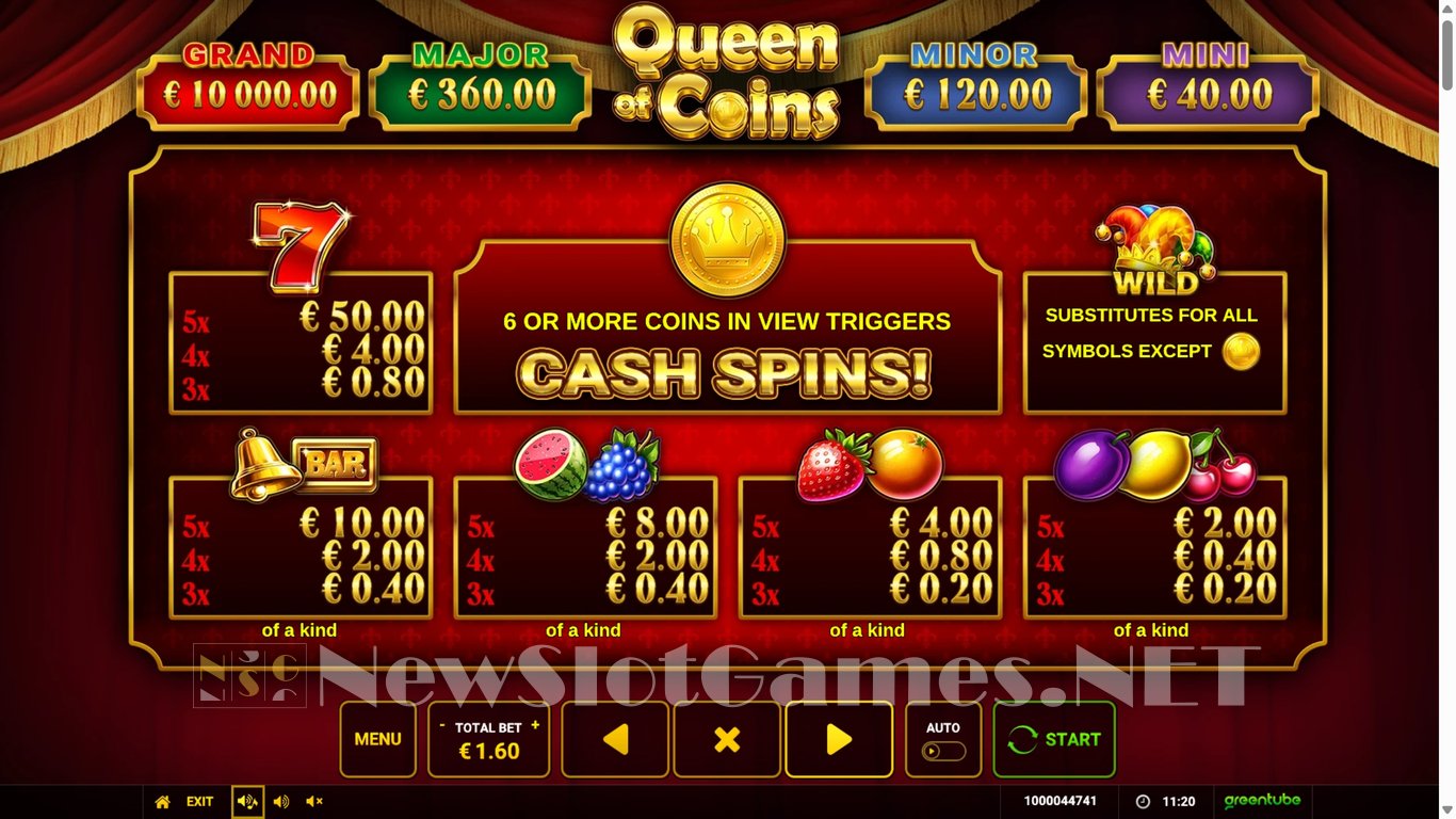 Queen of Coins Slot Slot Image in Demo - pic. 3