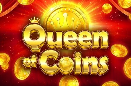 Queen of Coins Slot Logo