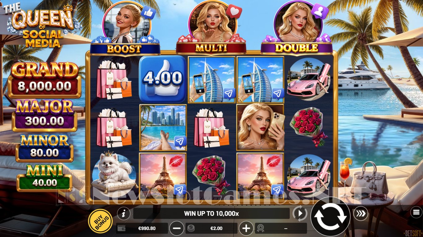 The Queen of Social Media Slot Demo Image