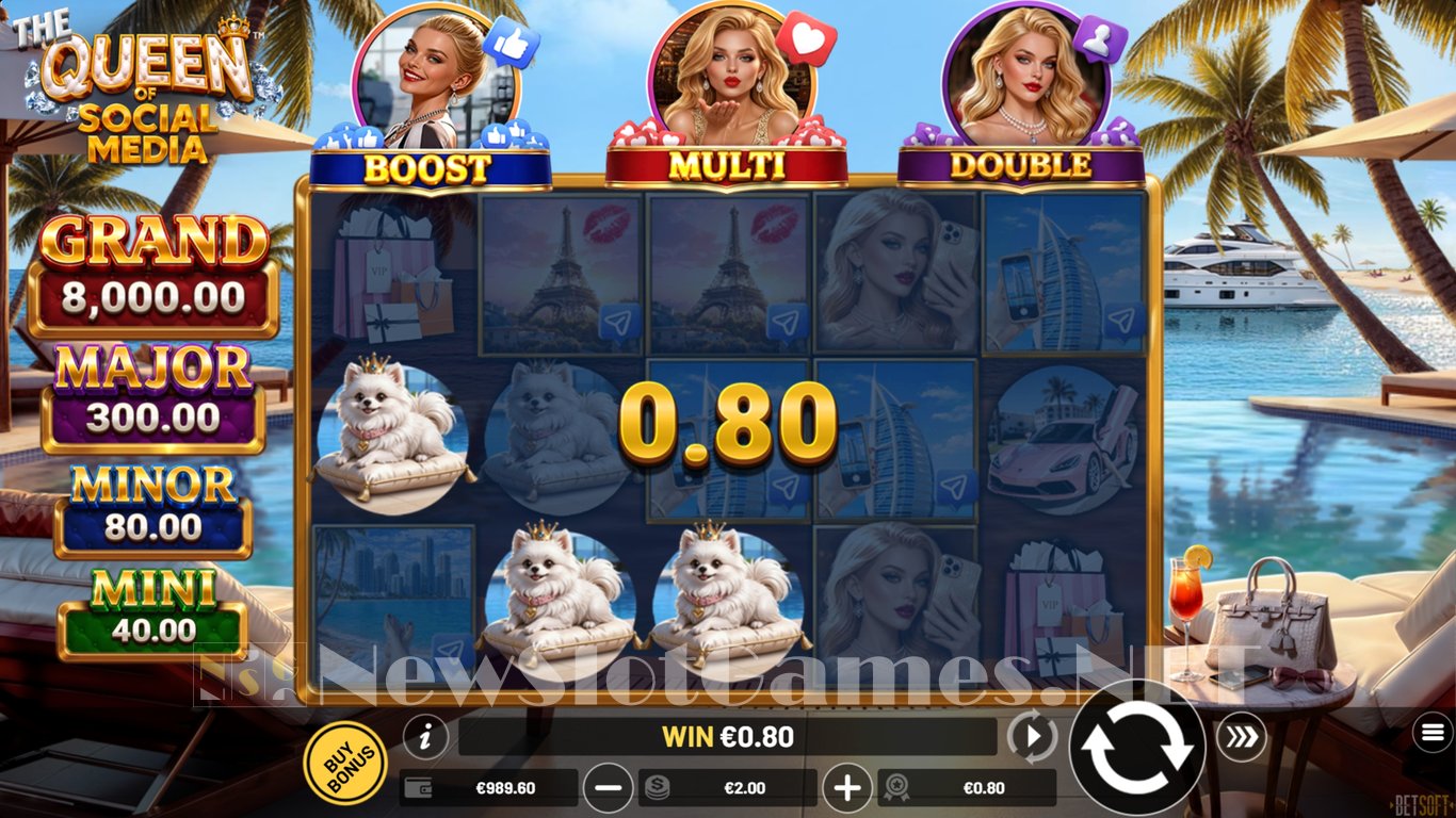 The Queen of Social Media Slot Slot Image in Demo - pic. 2