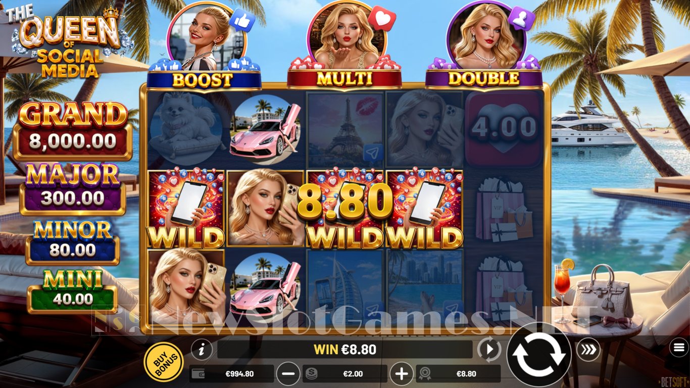 The Queen of Social Media Slot Slot Image in Demo - pic. 4