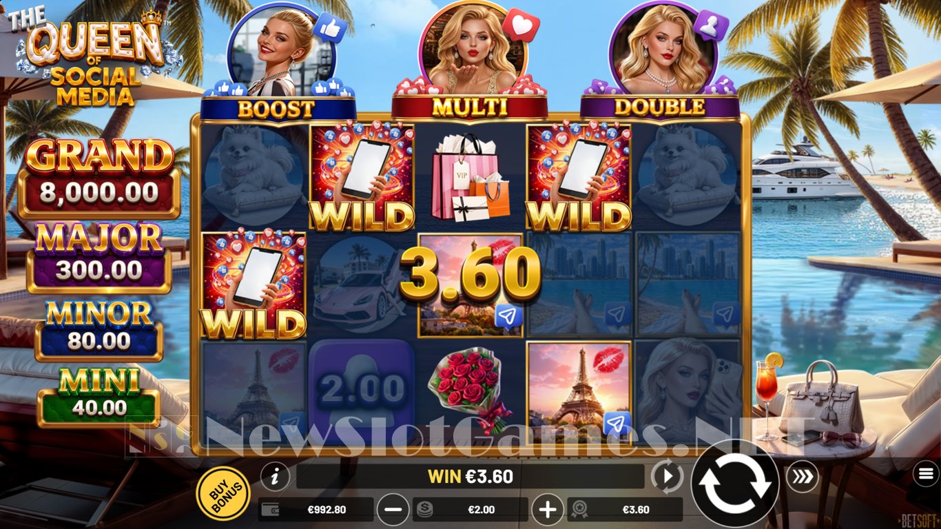 The Queen of Social Media Slot Slot Image in Demo - pic. 5