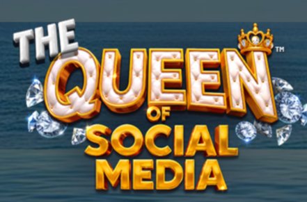 The Queen of Social Media Slot Logo