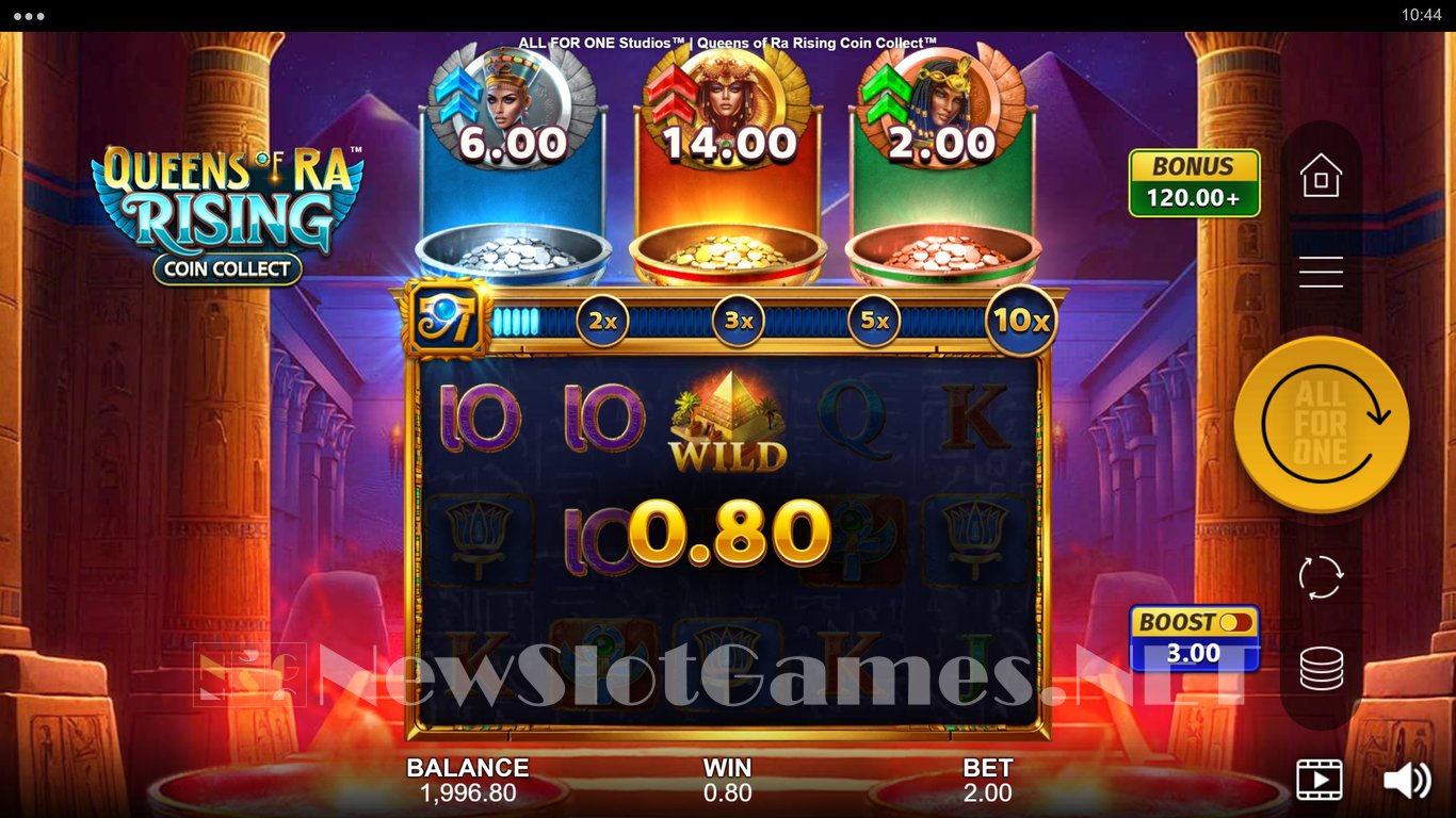 Queens of Ra Rising Coin Collect Slot Slot Image in Demo - pic. 2