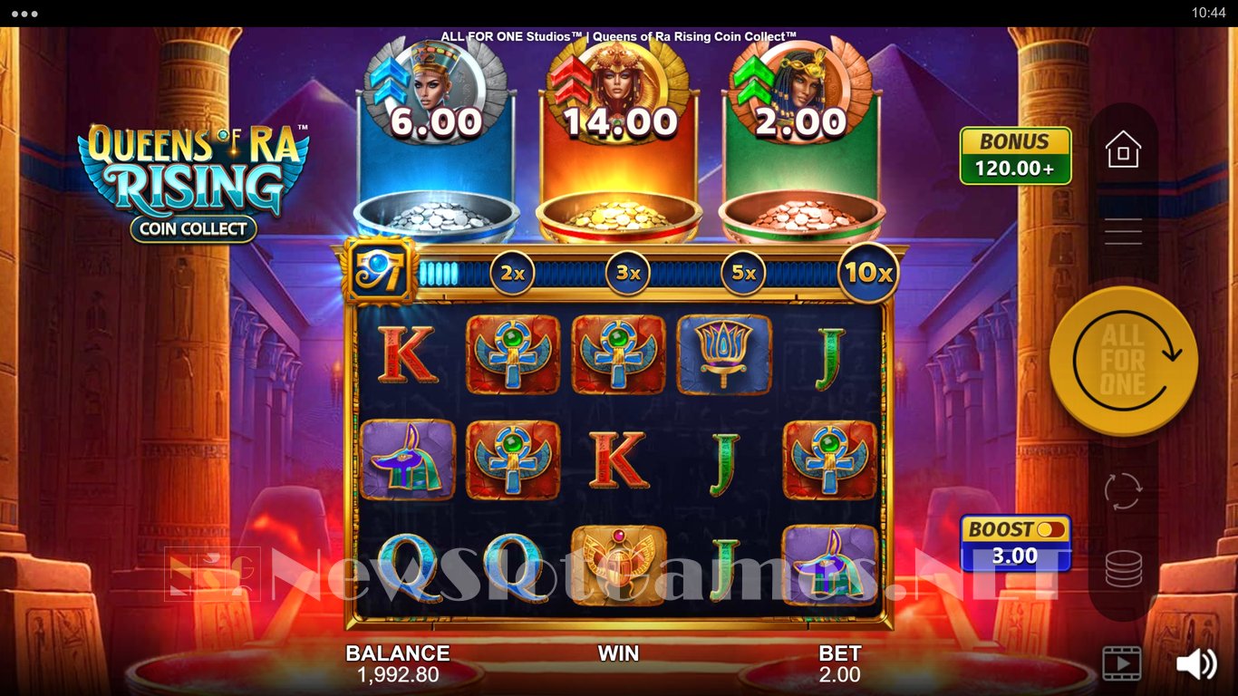 Queens of Ra Rising Coin Collect Slot Slot Image in Demo - pic. 3