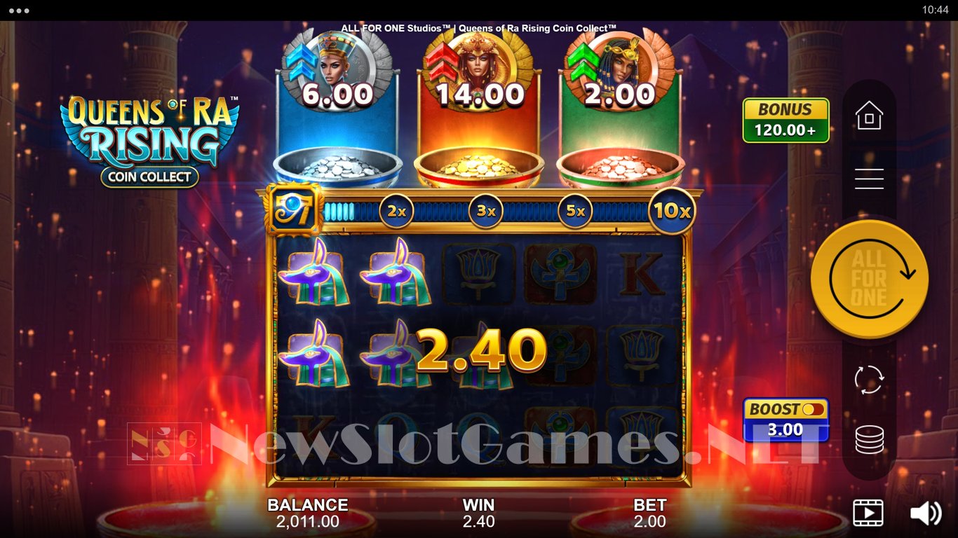 Queens of Ra Rising Coin Collect Slot Slot Image in Demo - pic. 4