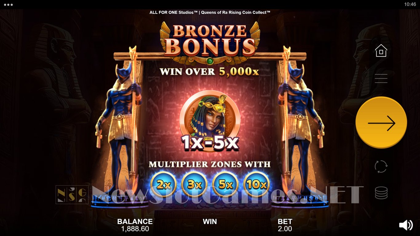 Queens of Ra Rising Coin Collect Slot Slot Image in Demo - pic. 6