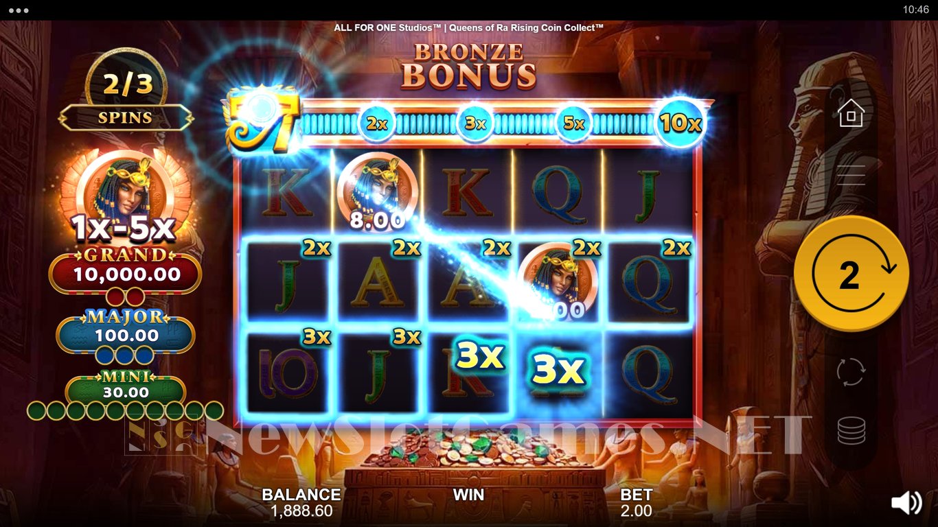 Queens of Ra Rising Coin Collect Slot Slot Image in Demo - pic. 7