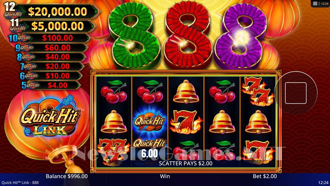 Quick Hit Link 888 - Red Slot Slot Image in Demo - pic. 2