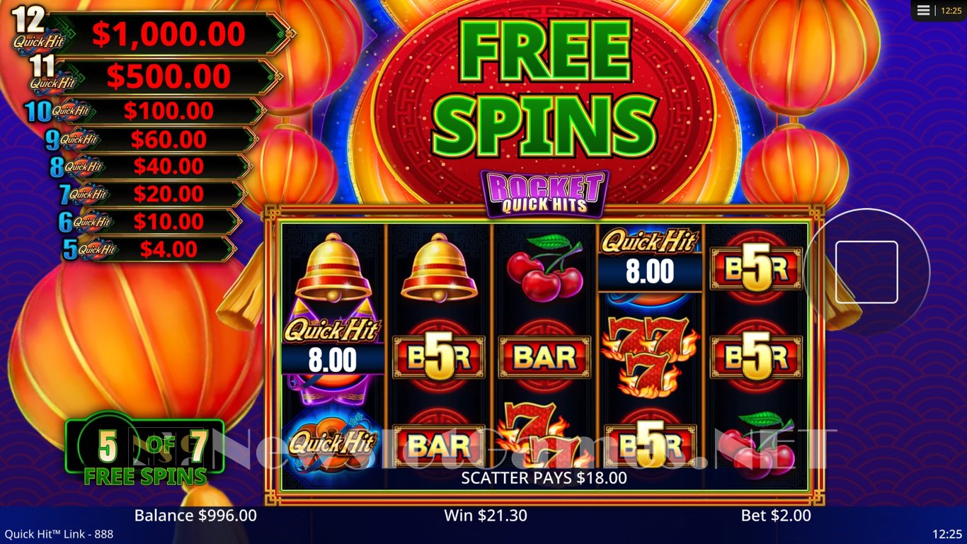 Quick Hit Link 888 - Red Slot Slot Image in Demo - pic. 3