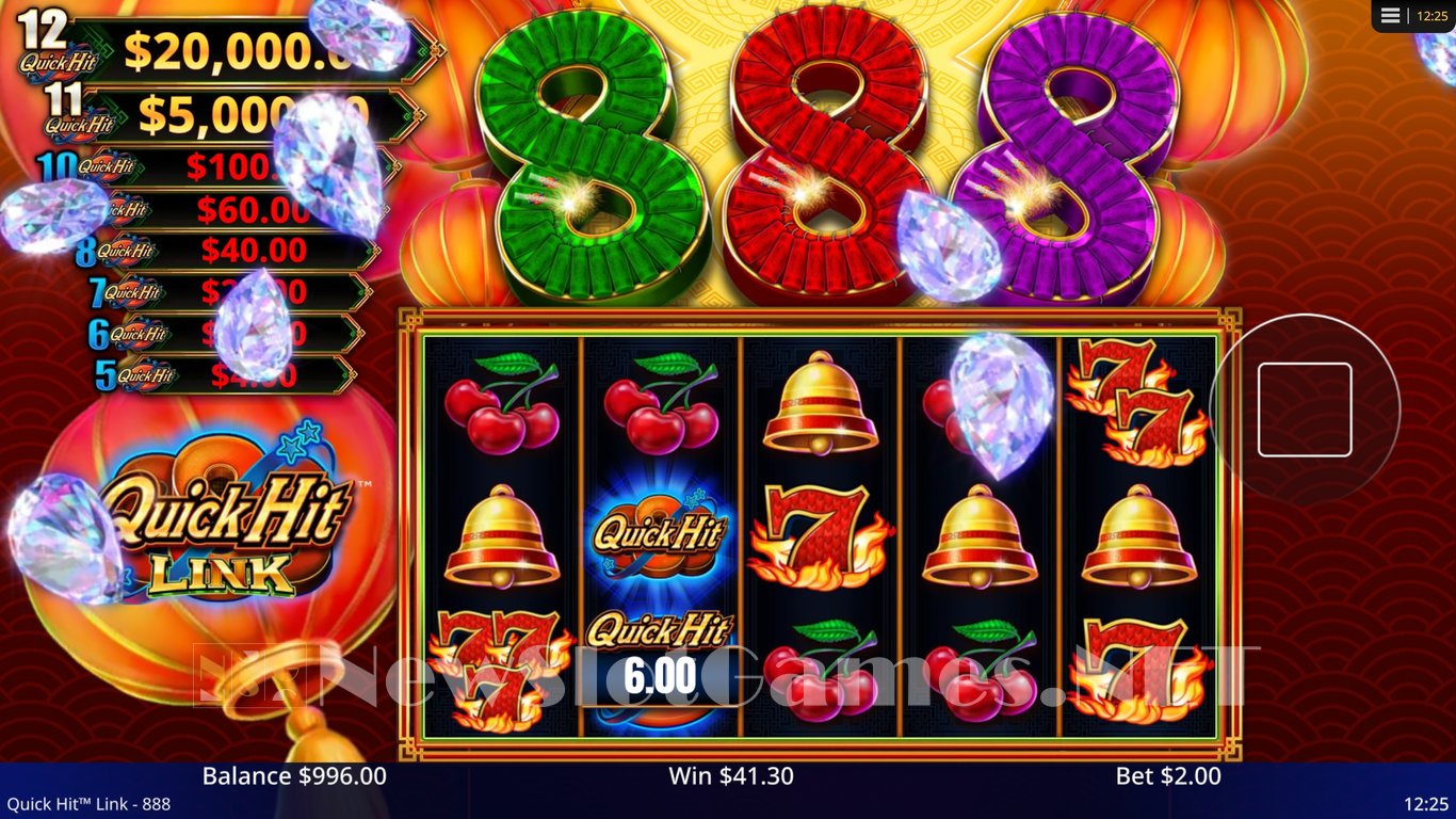 Quick Hit Link 888 - Red Slot Slot Image in Demo - pic. 6
