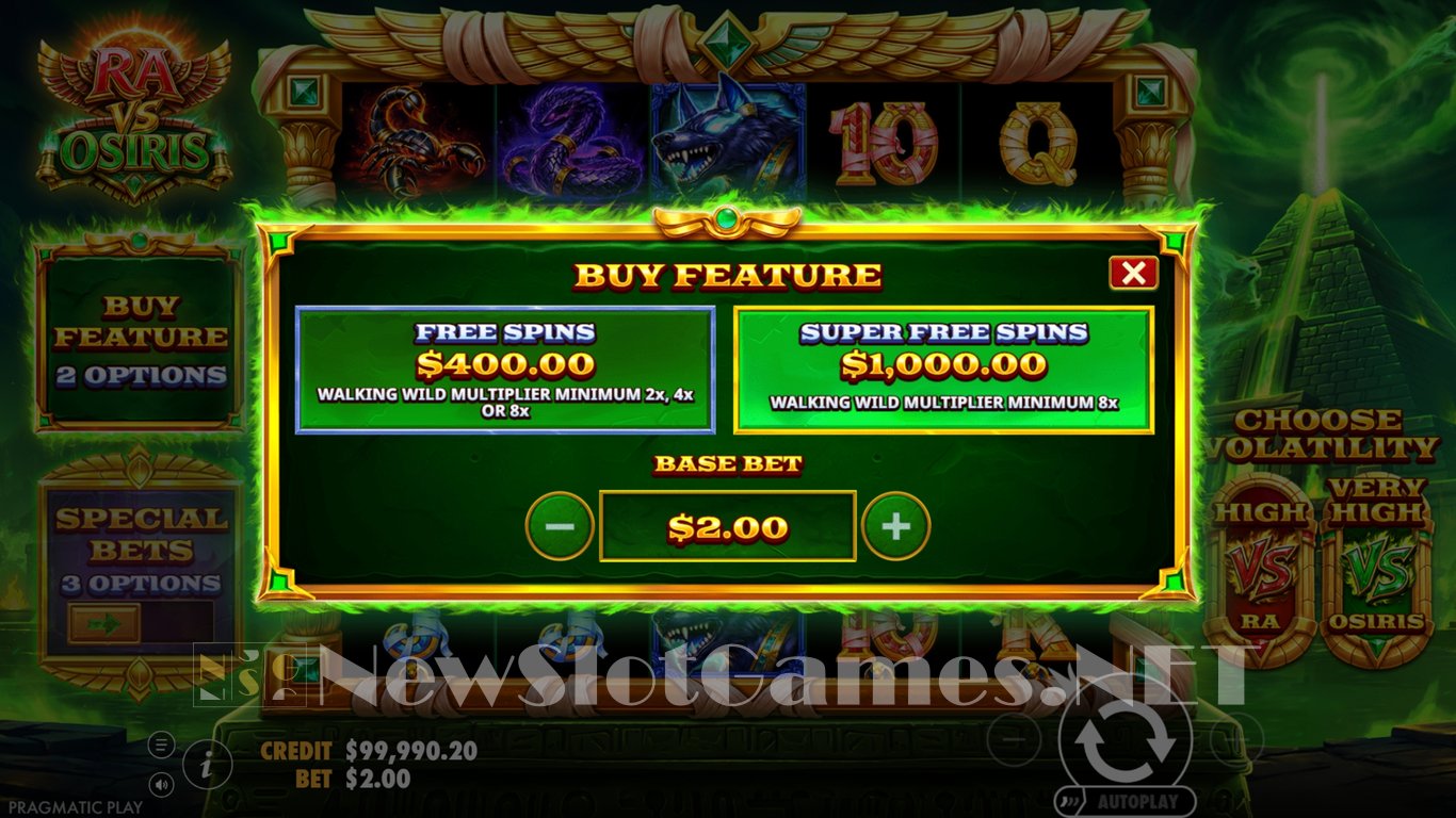 Ra vs Osiris Slot Slot Image in Demo - pic. 4