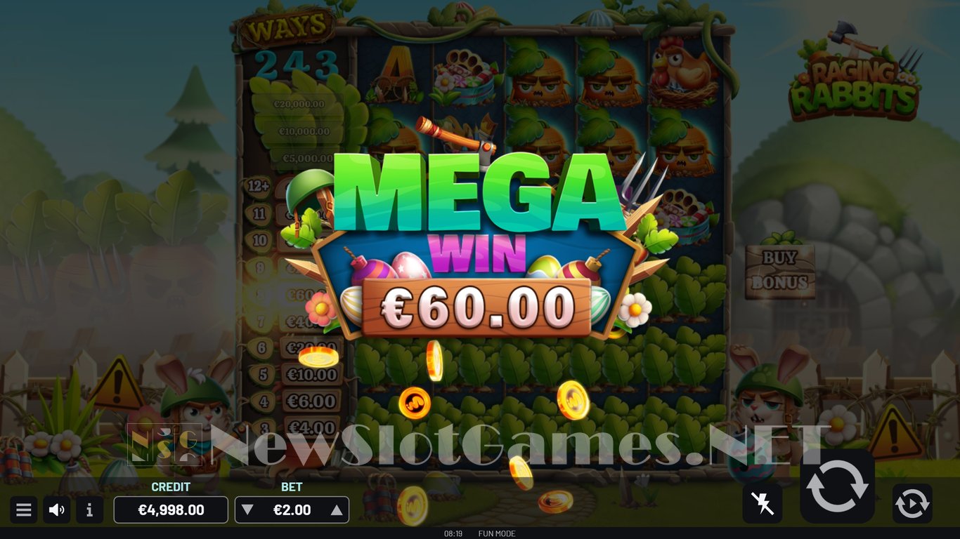 Raging Rabbits Slot Review & Demo by Bragg Gaming - Play Free Online