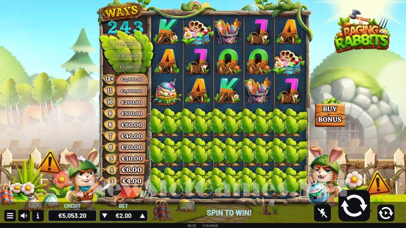 Raging Rabbits Slot Review & Demo by Bragg Gaming - Play Free Online